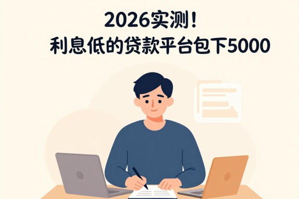 2026实测！这5个可靠利息低的贷款平台包下5000，新口子速看