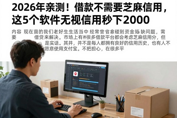 2026年亲测!借款不需要芝麻信用,这5个软件无视信用秒下2000