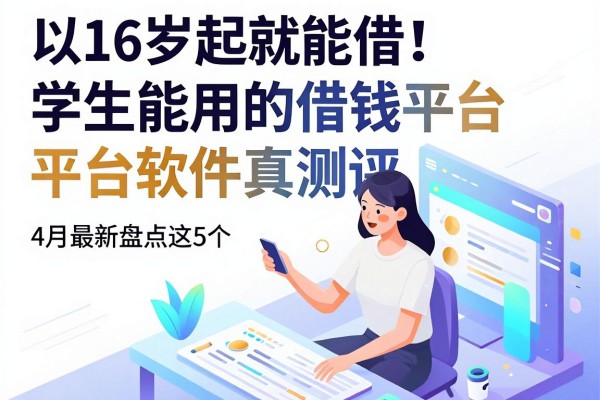 16岁起就能借!学生能用的借钱平台软件真实测评,4月最新盘点这5个
