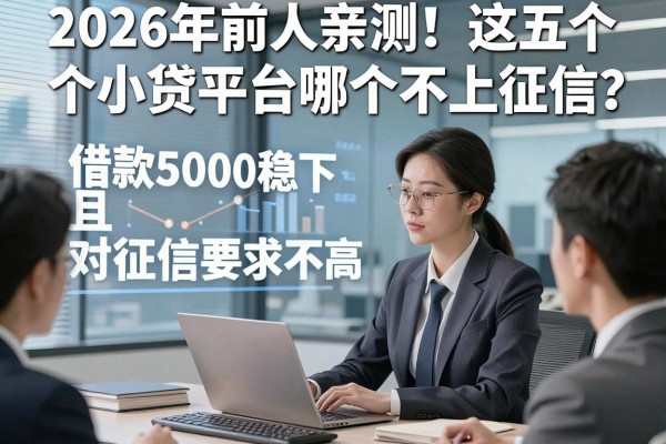 2026年前人亲测!这五个小贷平台哪个不上征信?借款5000稳下且对征信要求不高!