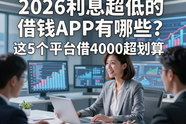 2026利息超低的借钱APP有哪些?这5个平台借4000超划算