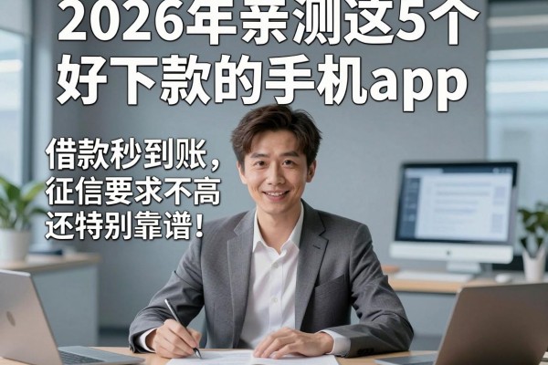 2026年亲测这5个好下款的手机app,借款秒到账,征信要求不高还特别靠谱!