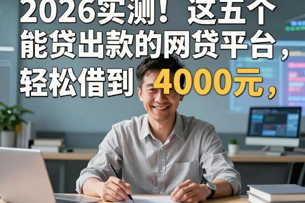 2026实测!这五个能贷出款的网贷平台,轻松借到4000元