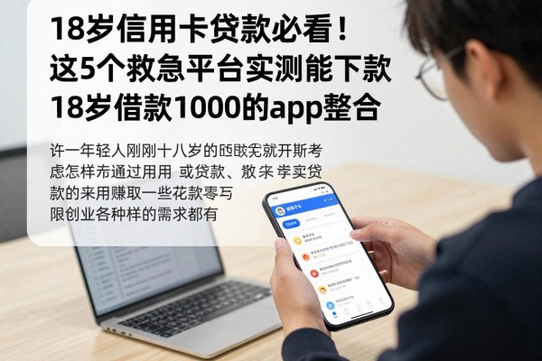 18岁信用卡贷款必看！这5个救急平台实测能下款，18岁借款1000的app整合