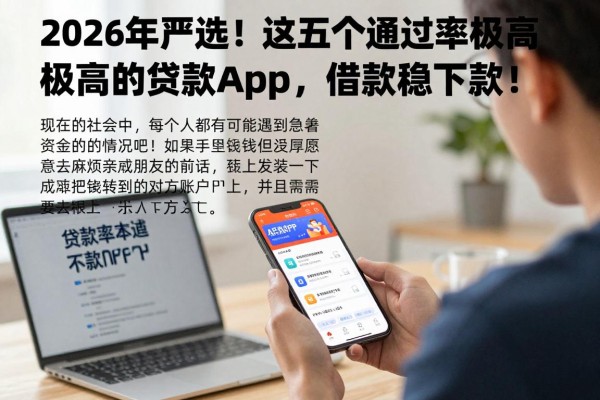 2026年严选!这五个通过率极高的贷款app,借款稳下款!