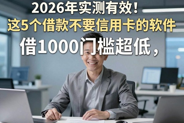 2026年实测有效!这5个借款不要信用卡的软件,借1000门槛超低