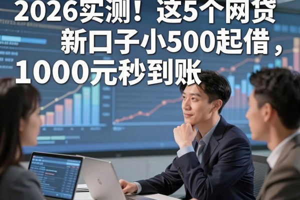 2026实测！这5个网贷新口子小500起借，1000元秒到账！