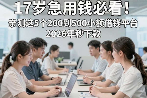 17岁急用钱必看!亲测这5个200到500小额借钱平台2026年秒下款