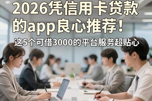 2026凭信用卡贷款的app良心推荐!这5个可借3000的平台服务超贴心