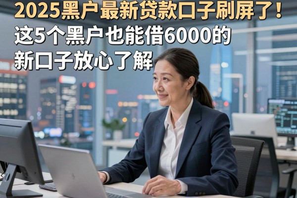 2025黑户最新贷款口子刷屏了！这5个黑户也能借6000的新口子放心了解