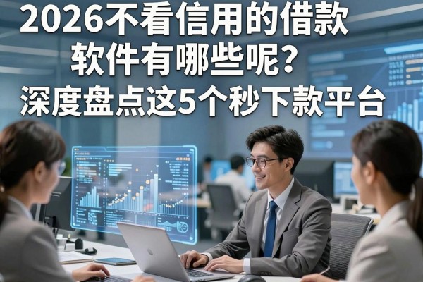 2026不看信用的借款软件有哪些呢?深度盘点这5个秒下款平台!