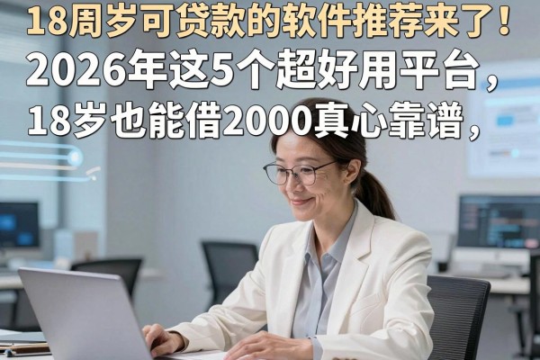18周岁可贷款的软件推荐来了!2026年这5个超好用平台,18岁也能借2000真心靠谱