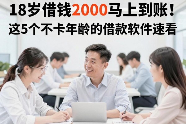 18岁借钱2000马上到账!这5个不卡年龄的借款软件速看