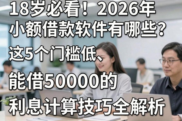 18岁必看!2026年小额借款软件有哪些?这5个门槛低、能借50000的利息计算技巧全解析