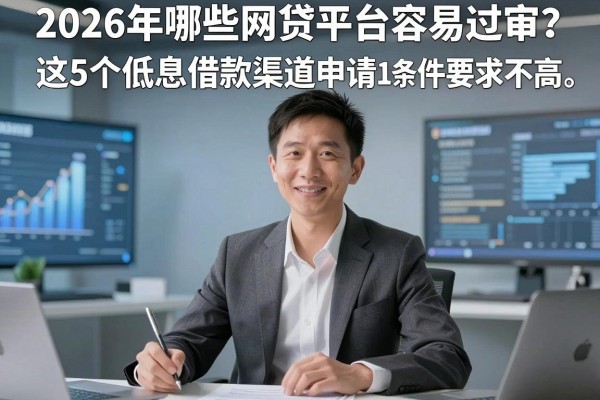 2026年哪些网贷平台容易过审?这5个低息借款渠道申请1000元条件要求不高!