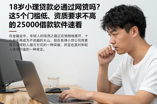 18岁小额贷款必通过网贷吗?这5个门槛低、资质要求不高的2500借款软件速看