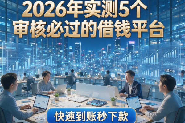 2026年实测5个审核必过的借钱平台，快速到账秒下款！