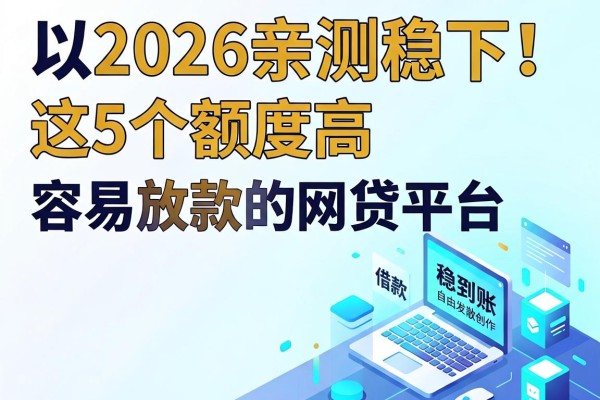 2026亲测稳下!这5个额度高容易放款的网贷平台,借款稳到账