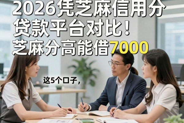 2026凭芝麻信用分贷款平台对比!这5个口子,芝麻分高能借7000