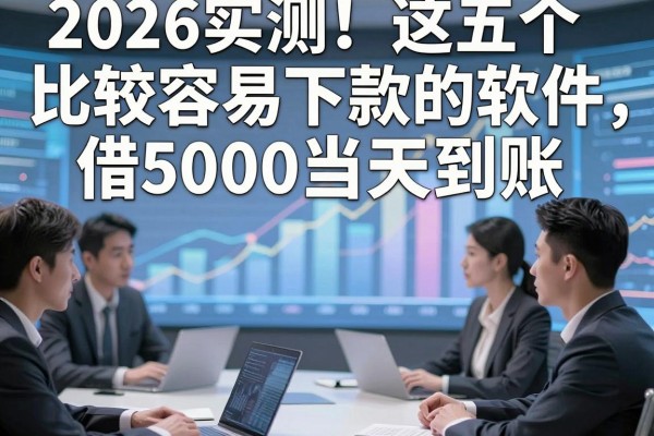 2026实测!这五个比较容易下款的软件,借5000当天到账