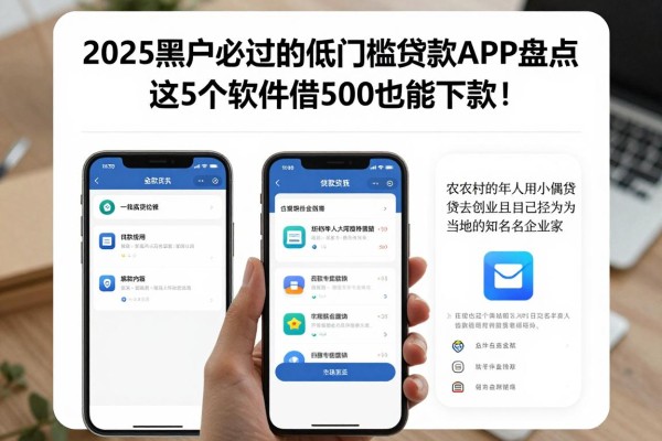 2025黑户必过的低门槛贷款APP盘点,这5个软件借500也能下款!