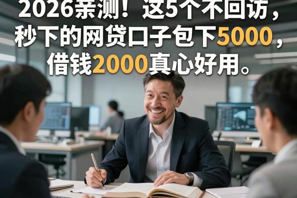 2026亲测！这5个不回访秒下的网贷口子包下5000，借钱2000真心好用
