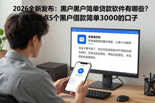 2026全新发布:黑户黑户简单贷款软件有哪些?顺带盘点5个黑户借款简单3000的口子