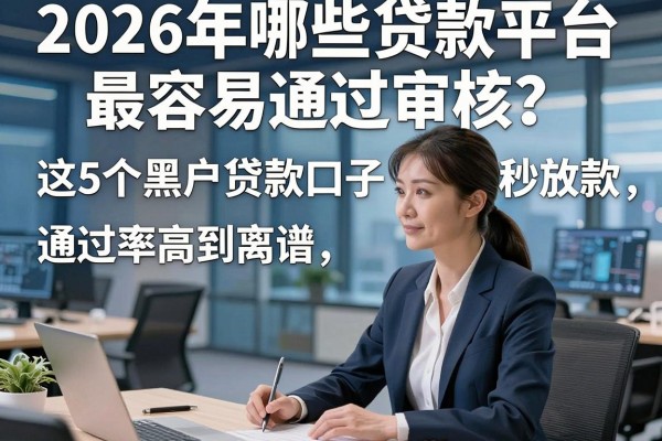 2026年哪些贷款平台最容易通过审核?这5个黑户贷款口子秒放款,通过率高到离谱!