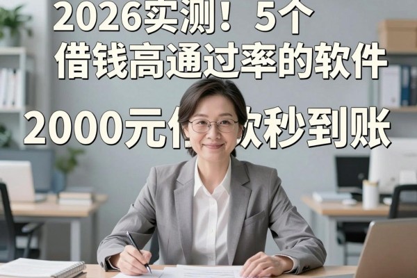 2026实测!5个借钱高通过率的软件,2000元借款秒到账