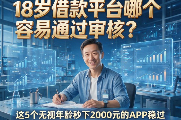 18岁借款平台哪个容易通过审核？这5个无视年龄秒下2000元的APP稳过！