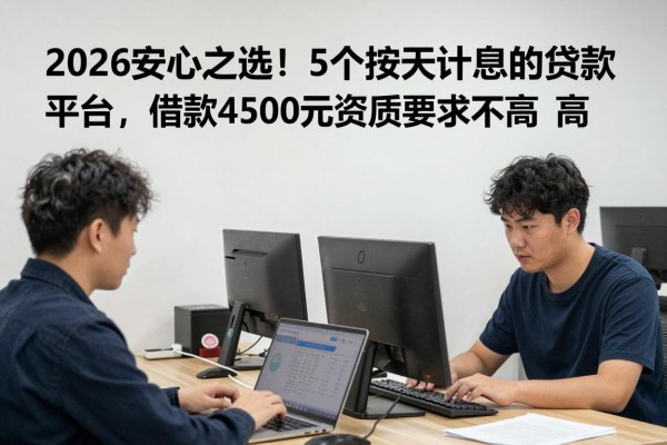 2026安心之选!5个按天计息的贷款平台,借款4500元资质要求不高