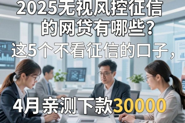 2025无视风控征信的网贷有哪些?这5个不看征信的口子,4月亲测下款30000!