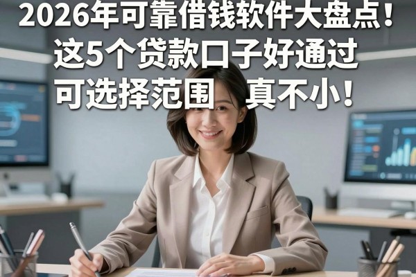 2026年可靠借钱软件大盘点！这5个贷款口子好通过、可选择范围真不小