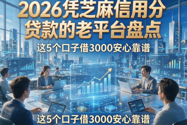 2026凭芝麻信用分贷款的老平台盘点，这5个口子借3000安心靠谱