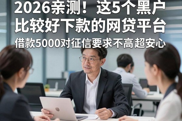 2026亲测!这5个黑户比较好下款的网贷平台,借款5000对征信要求不高超安心