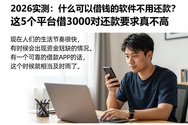 2026实测:什么可以借钱的软件不用还款?这5个平台借3000对还款要求真不高
