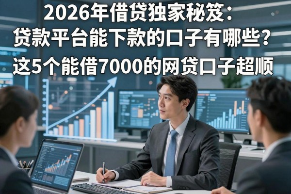 2026年借贷独家秘笈：贷款平台能下款的口子有哪些？这5个能借7000的网贷口子超顺！
