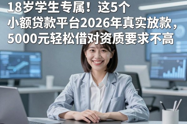 18岁学生专属!这5个小额贷款平台2026年真实放款,5000元轻松借对资质要求不高