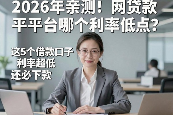 2026年亲测！网贷款平台哪个利率低点？这5个借款口子利率超低还必下款