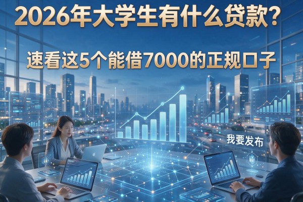 2026年大学生有什么贷款？速看这5个能借7000的正规口子！