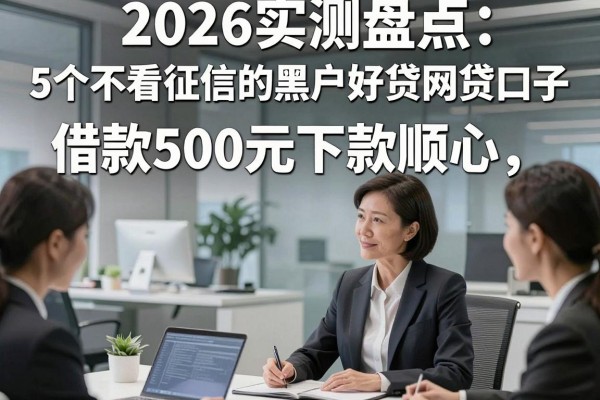 2026实测盘点:5个不看征信的黑户好贷网贷口子,借款500元下款顺心!