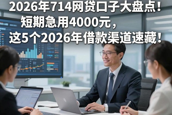 2026年714网贷口子大盘点!短期急用4000元,这5个2026年借款渠道速藏
