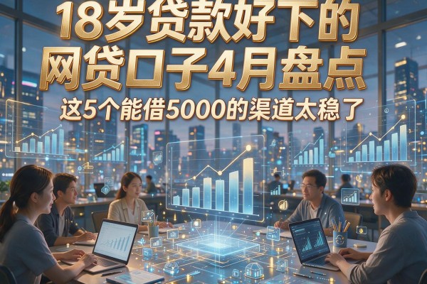 18岁贷款好下的网贷口子4月盘点，这5个能借5000的渠道太稳了