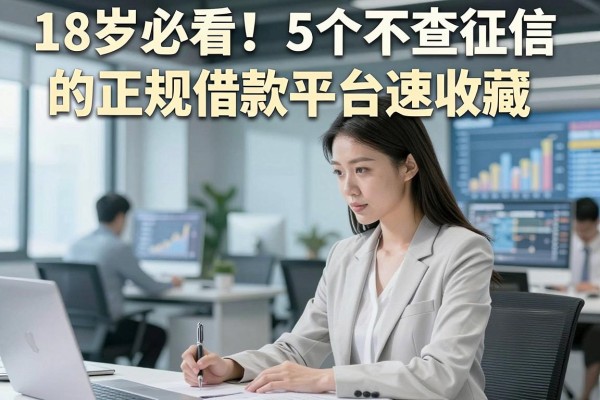 18岁必看!5个不查征信的正规借款平台速收藏