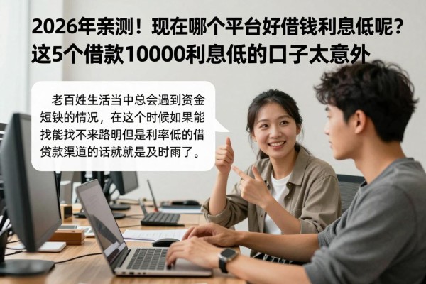 2026年亲测!现在哪个平台好借钱利息低呢?这5个借款10000利息低的口子太意外