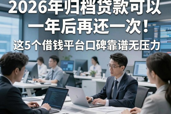 2026年归档贷款可以一年后再还一次!这5个借钱平台口碑靠谱,一年后还款无压力