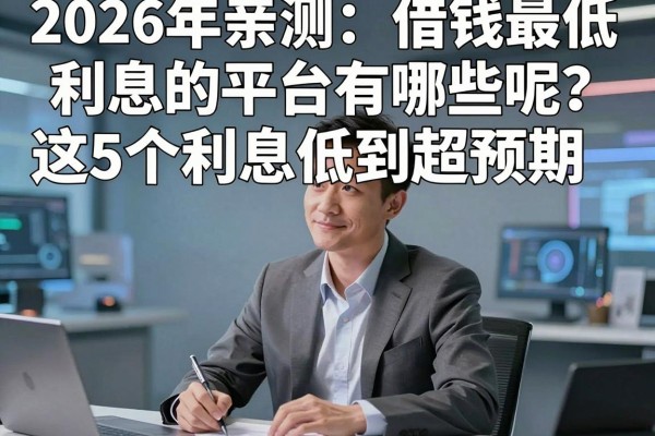 2026年亲测：借钱最低利息的平台有哪些呢？这5个利息低到超预期