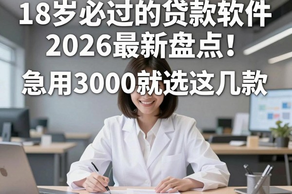 18岁必过的贷款软件2026最新盘点!急用3000就选这几款