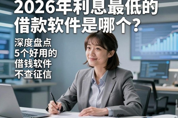 2026年利息最低的借款软件是哪个?深度盘点5个好用的借钱软件不查征信!