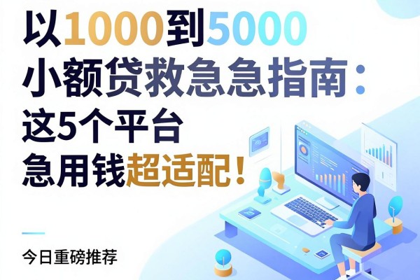 1000到5000小额贷救急指南:这5个平台急用钱超适配,今日重磅推荐!